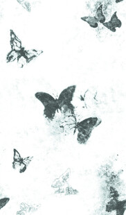 水墨蝴蝶图案背景