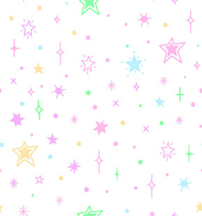 多彩星星图案背景