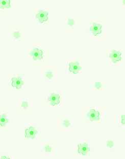 浅绿色花朵图案背景