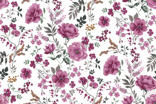粉色花卉图案背景纹理
