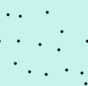 浅蓝色背景上的黑色散点