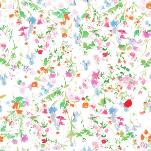 缤纷花卉图案背景