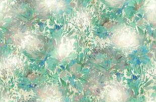 梦幻蓝绿抽象纹理图案