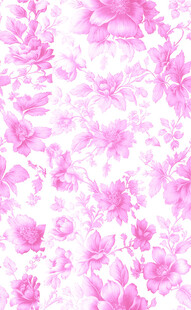 梦幻粉色花卉图案背景