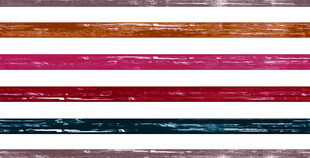 多彩铅笔整齐排列