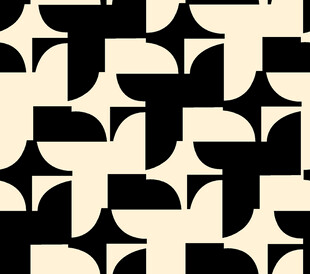 几何抽象黑白图案纹理