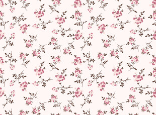 粉色花卉图案背景