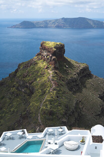 悬崖海景度假胜地风光