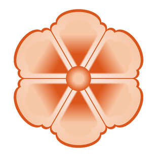 中国传统纹样团花小花