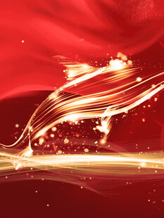 红色流光背景