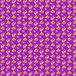 紫色底花卉图案纹理背景