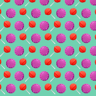 多彩棒棒糖图案背景