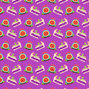 紫色背景多彩图案纹理