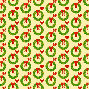 圣诞花环图案背景纹理