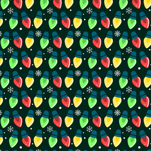 多彩心形图案背景