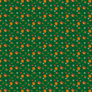 绿色碎花图案背景