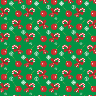 圣诞主题红绿花纹背景图