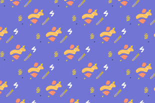 紫色底多彩图案背景纹理