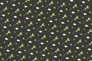 黑色底绿色图案的重复纹理
