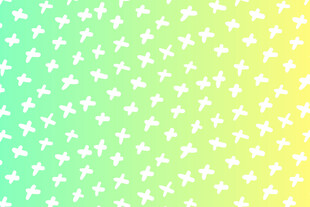 渐变绿底星星图案背景
