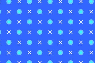 蓝色波点几何图案背景