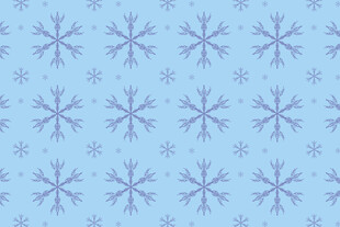 浅蓝色雪花图案背景
