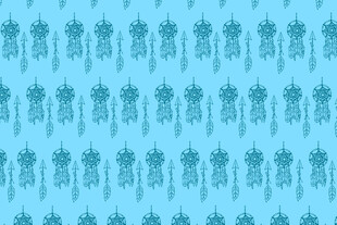 蓝底中式传统花纹图案