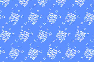 蓝色购物车图案背景纹理