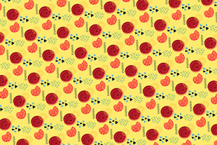 多彩水果图案背景