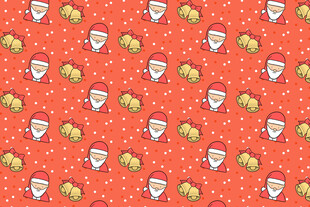 圣诞主题红色图案背景