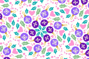 多彩花卉图案背景