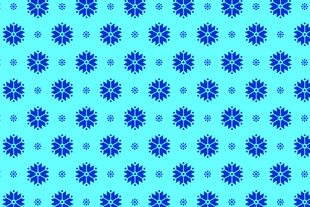 蓝色花卉图案背景纹理