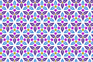 多彩几何花纹图案