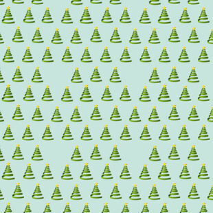 绿色圣诞树图案背景