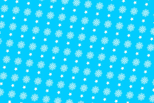 蓝色波点背景图案