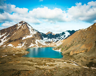 高山蓝湖美景