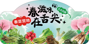 春滋味在舌尖海报春菜营地