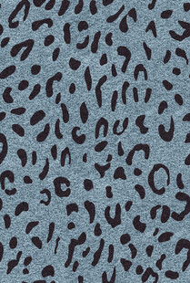 浅蓝色豹纹图案布料