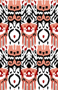 民族风几何流苏图案