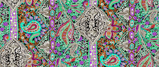 多彩几何花纹图案