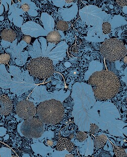 蓝色斑驳纹理艺术图案