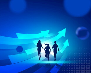 携手前行于蓝色箭头之路