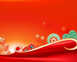 喜庆红色节日背景图