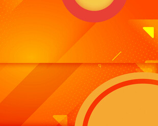 橙色几何抽象背景图案