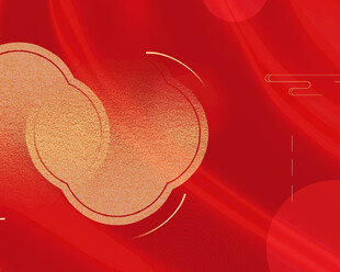 红色渐变圆形背景图案