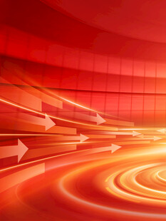 红色动感箭头背景图案