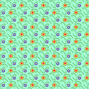 清新花卉图案背景纹理