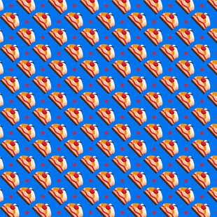 蓝色背景的重复图案