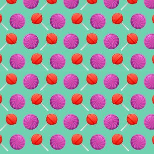 多彩棒棒糖图案背景