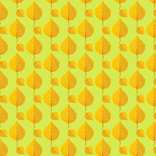 黄色叶子图案背景纹理
